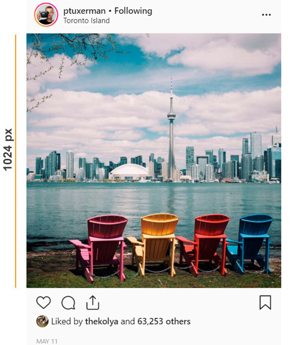 Instagram Vertical Photos Size - Portrait